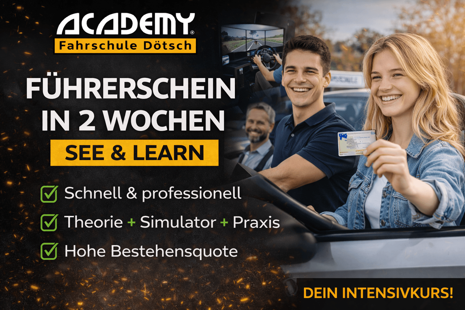 In 14 Tagen zum Führerschein der Klasse B197